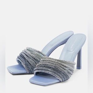Jonathan Simkhai Lena Multi Strap Crystal Mule